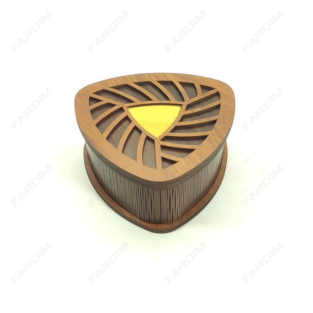 طرح برش لیزری جعبه هدیه و پذیرایی کد A132306